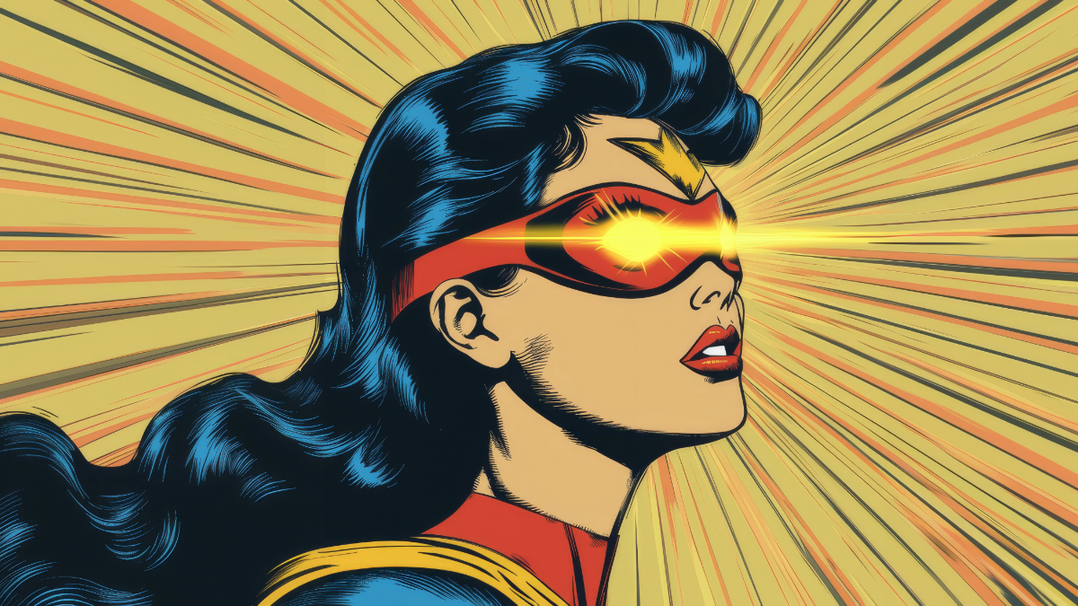 mediamice_super_woman_laser_vision_cartoon_pop_art_comics_style_4fe728e6 2d12 4f51 9fd6 8a23d097f77b topaz upscale 4x